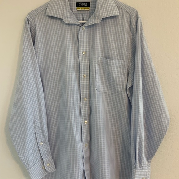 Chaps Regular Fit Comfort Stretch Button Down Men’s Shirt - Picture 12 of 15